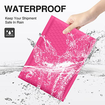 UCGOU Bubble Mailers 9.5x14.5" 25 Pack Usable Size 9.5x13.5" Hot Pink #4 - color: Hot Pink, size: 9.5x14.5" 25PC