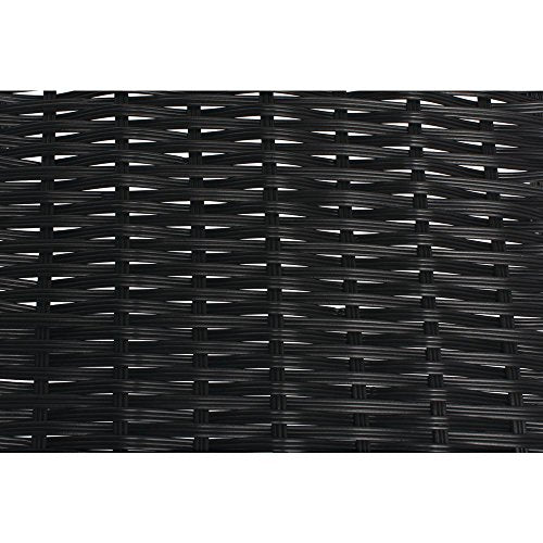 HUBERT Black Produce Basket - 15 1/2"L x 16"D x 1 1/2" to 5"H - color: Black, size: 15.5"Lx16"Dx1.5-5"H