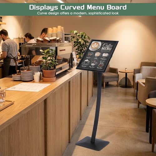 tonchean 11x17 Freestanding Pedestal Sign Holder