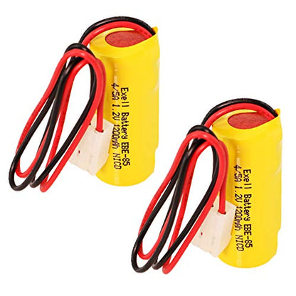 (2-Pack) Emergency/Exit Lighting Battery Fits and Replaces ANIC1056, Light Alarms TETG, T & B 12745