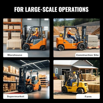 VEVOR Forklift Extensions, 72 Inch Fork Extensions 4.5 Inch Width, 1 Pair Heavy Duty Fork Extensions with Pins for Forklifts Truck - size: ‎72 x 4.5 Inch