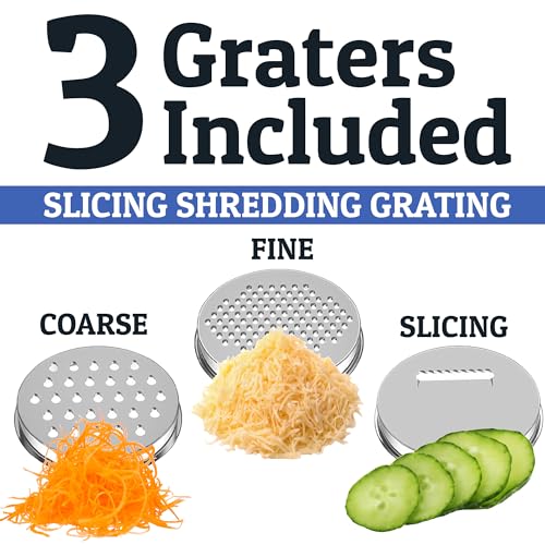 Priority Chef Stainless Steel Mixing Bowls with Lids Set, 3 Grater Attachments, Airtight Lids, Non-Slip Silicone Base Mixing Bowl Set, Large Prep Metal Mixing Bowls for Kitchen, Black - color: Black