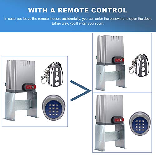 CO-Z Security Wireless Automatic Code Entry Gate Keypad Remote Operator Panel Control for Sliding Gate Opener Motor - color: Wireless Keypad, for Outdoor