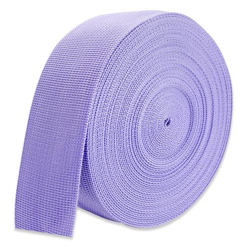 2" Lavender Wide Webbing Straps 40yd for Lawn Chair,Bag &Sewing - color: Lavender 33