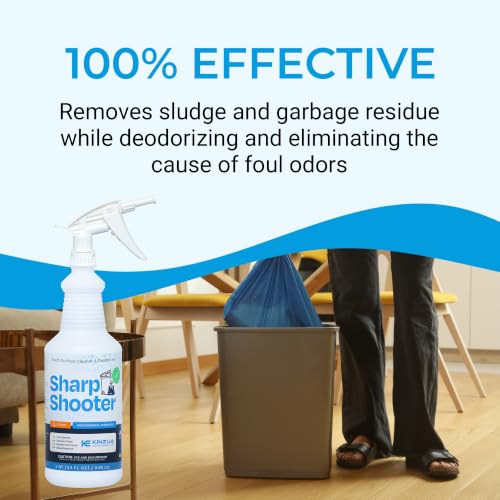 Sharpshooter Trash Can Cleaner, Odor Eliminator & Degreaser, Citrus, 32 Oz - size: 32 Fl Oz (Pack of 1)