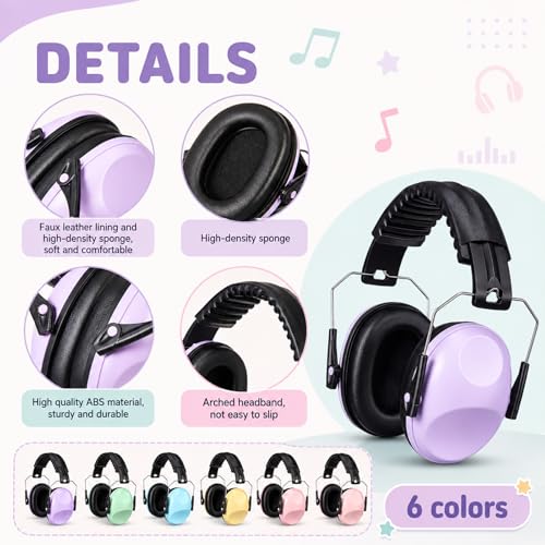 Amylove 12 Pcs Kids Noise Cancelling Headphones Ear Muffs Sweet Style - size: Universal Fit (kids & Adults), style: Sweet Style