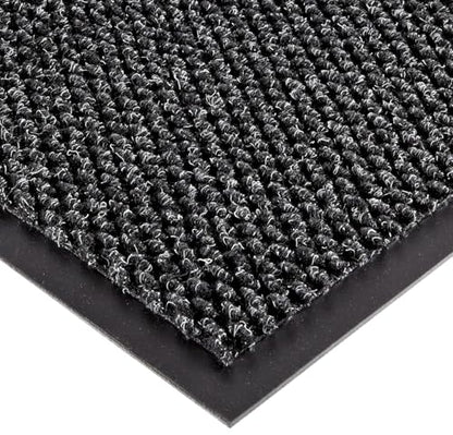 Notrax-136S0034 Carpeted Entrance Mat, Charcoal, 3ft.x4ft. - color: Charcoal, size: 4" x 3" (Rectangular)