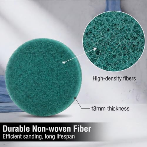 20 Pcs 5" Drill Brush Scrubber Scouring Pads (180#) - style: Green - 180#