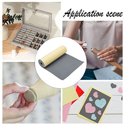 BENECREAT 3mm Thick 78.7x11.8 Inch Self-Adhesive EVA Foam Roll for Furniture Protecting, Gap Filling, Costumes and Other Craft Project - color: Dark Gray - 3mm Thick, size: 3mm Thick