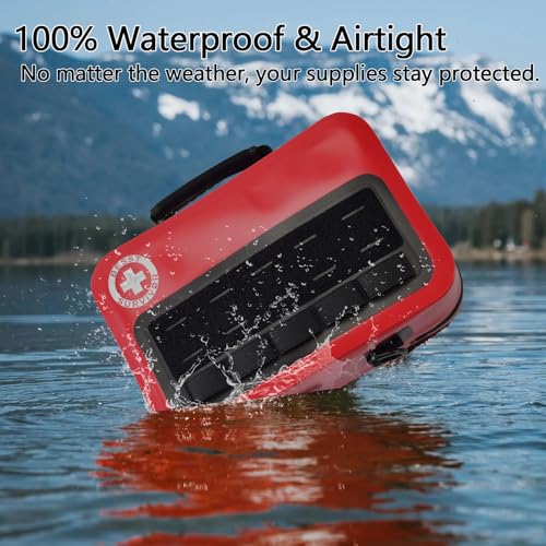Besst Survivor Waterproof First Aid Kit -Complete Trauma Gear With Labeled Storage, MOLLE System&CPR Kit, Practical Medical Kit For Boating, Marine, Camping, Hurricane, Vehicle And Household Emergency - size: Extra Large