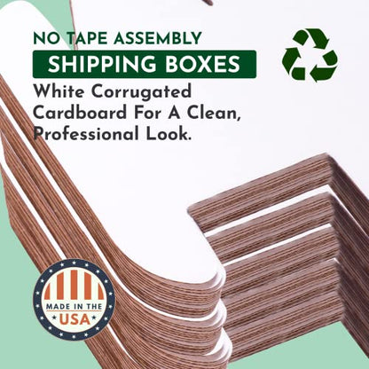 Boxes Fast Small Business Packaging, Shipping Box 12"L x 12"W x 2"H Bulk | Cardboard, Gift, Storage, Large, Double Wall Corrugated Boxes 12x12x2 12122