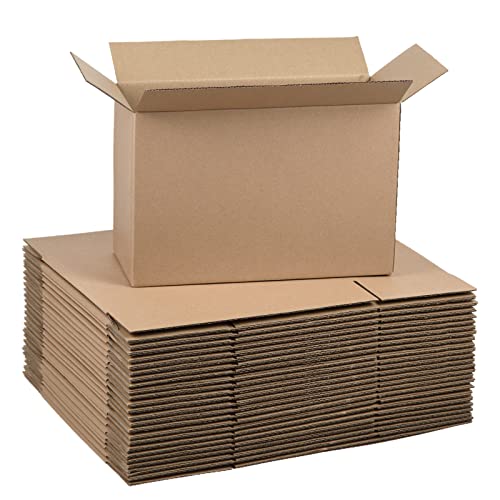 12x8x5 Inches Shipping Boxes, Brown Corrugated Cardboard Boxes for Small Bussiness, 25 Pack - color: Brown, size: 12 x 8 x 5 inch