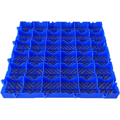 Plastic Pallet, Nestable Floor Pallets (2pcs,15.7x15.7x2in) - size: 2pcs-15.7x15.7x2in