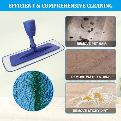 3Pack Deep Clean Pads Replacement for Bona Family of Mops Washable Reusable - color: Green(3pack)