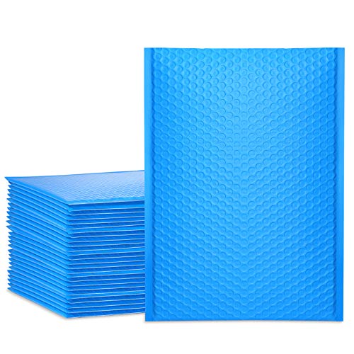 UCGOU Bubble Mailers 9.5x14.5" 25 Pack Usable Size 9.5x13.5" Blue Padded - color: Blue, size: 9.5x14.5" 25PC