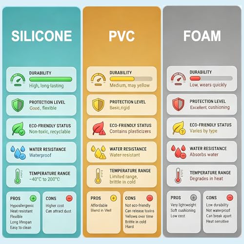 Silicone Clear Corner Protector Baby Proofing Single-Side Adhesive, 4 Count - size: 3/16x3/4 in (Width)