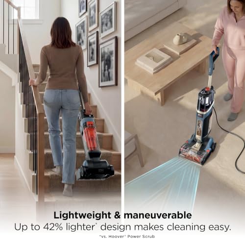 Shark CarpetForce Lightweight Upright Carpet & Area Rug Cleaner, EX501BRN - style: CarpetForce