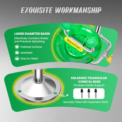 Huanyu Emergency Shower and Eye Wash Station OSHA Approved Eyewash Station