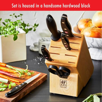 Zwilling Twin Signature 7-Pc Knife Set, Friodur Ice-Hardened Blades - size: 7-pc