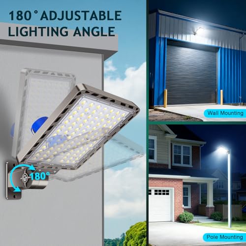 240W LED Parking Lot Light Dusk to Dawn Photocell 4Pack 36000LM - size: 240W/Wall Mount/4PC