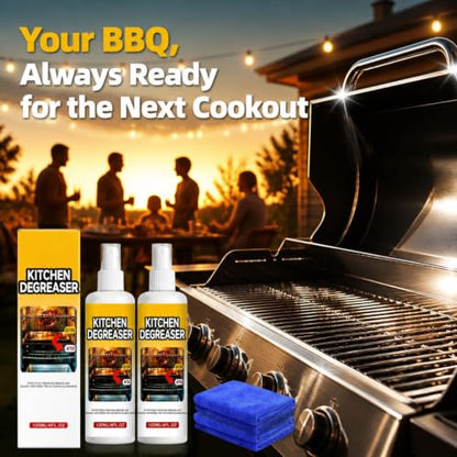 2PCS Spray Grill Cleaner,Kitchen Degreaser Spray For Grill & Oven