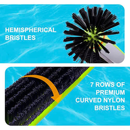 Sepetrel 17.5-Inch Hemispherical Pool Brush Head for All Pool Surfaces - size: 17.5" Hemispherical