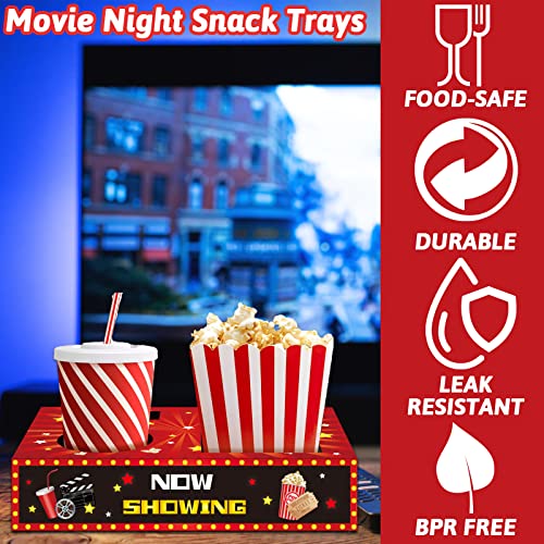 OBUSATT 32Pcs Movie Party Supplies Movie Night Snack Trays - style: Movie Night