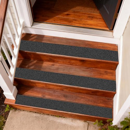 Black Anti Slip Tape 4in x 20ft, 80 Grit Waterproof Non Skid Grip Tape Roll for Ramps, Decks, Boat Decks, Warehouse Floors, Garages, Indoor & Outdoor Use - size: 4'' x 20 FT