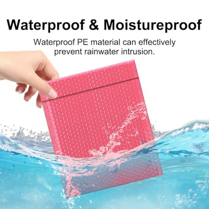 Koja Extra Thick Padded Bubble Mailers, 6x10 in, 50-Pack, Pink - color: Pink, size: 6 x 10" 50-Pack