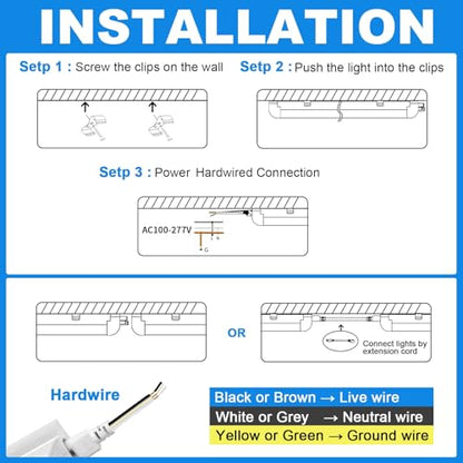 SHOPLED (25-Pack) 8FT LED Shop Light, 80W 10800LM 6000K Cool White - size: 8FT-25 Count