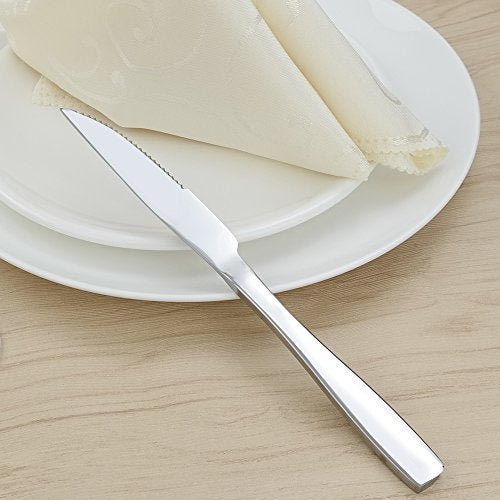8-Piece Stainless Steel Steak Knives for Chefs Commercial Kitchen
