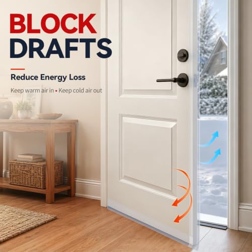 Self-Adhesive Silicone Weather Stripping Door Seal, 1.8" W x 33 ft - size: 1.8" W x 33 ft