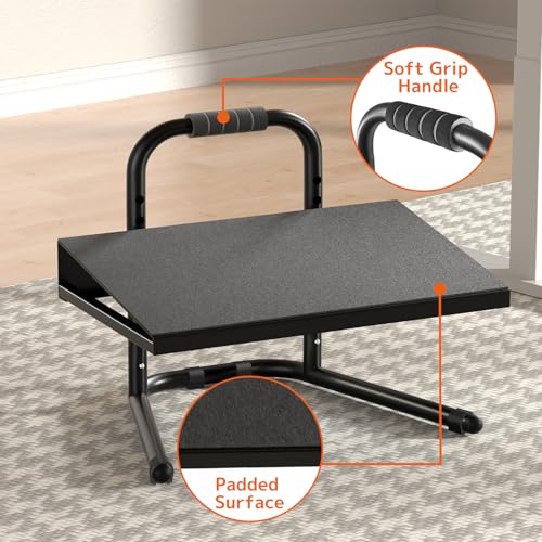Height Adjustable Under Desk Foot Rest with Soft Grip Handle