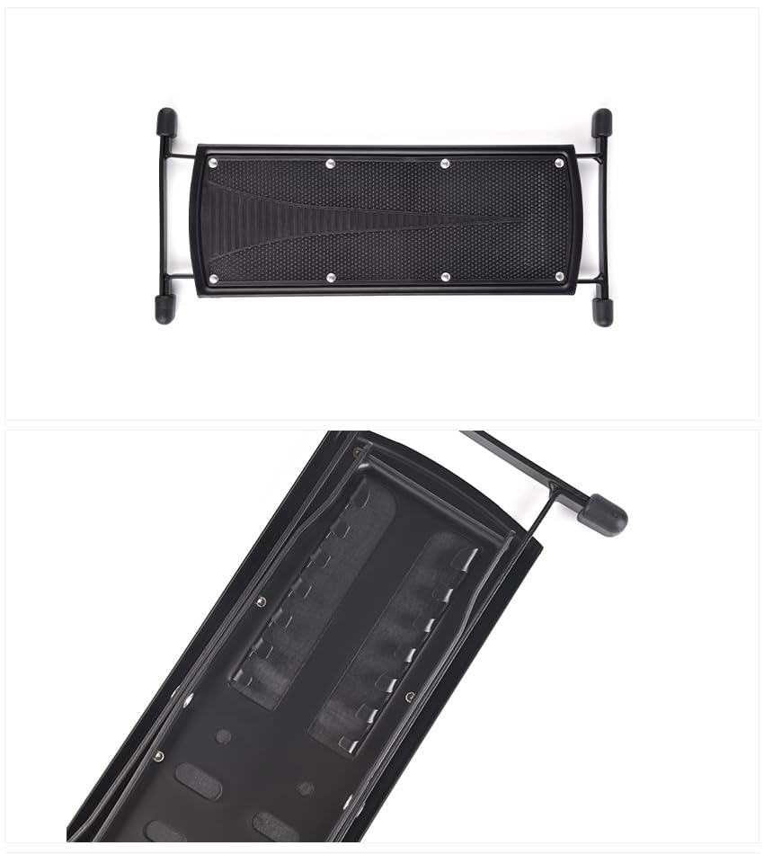 Pedicure Foot Rest Kit 6 Adjustable Heights Foot Stand for Pedicure Non-Slip Foldable Pedicure Stand for Easy at Home No More Bending or Stretching Pedicure Stool with Silicone Toe Separator