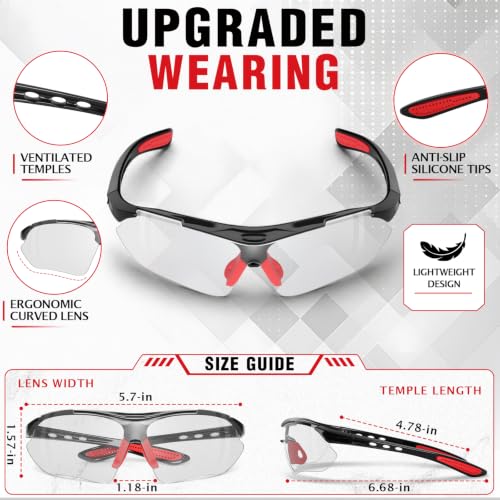 Safety Glasses for Work, ANSI Z87.1 and UV400 Eye Protection Glasses - color: 12pack-clear