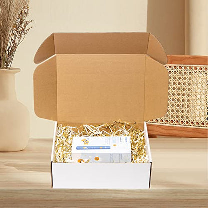 Wowxyz Shipping Boxes 12x9x4 Inches 20 Pack Corrugated Cardboard Mailing Boxes for Small Business - Medium White Literature Mailer Packaging Supplies - size: 12x9x4"