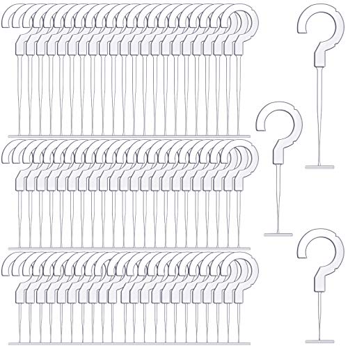 Tenare 1500 Pieces Plastic J Hook Tag Fastener Bulk Tag Gun Refills, 3 Size