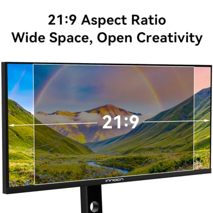 INNOCN 34" 5K 120Hz 5120 x 2160P Wide Monitor for Laptop/MacBook/Mini PC
