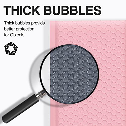UCGOU Bubble Mailers 4x8" Light Pink 100 Pack Usable Size 4x7" Shipping Bag - color: Light Pink, size: 4x8" 100PC