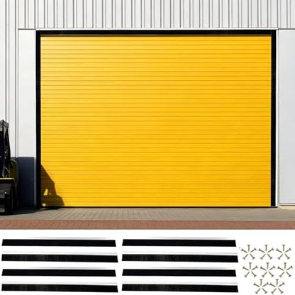 tonchean 16 x 8 Ft Two-Car Roll Up Garage Door Brush Seal Kit Top & Side