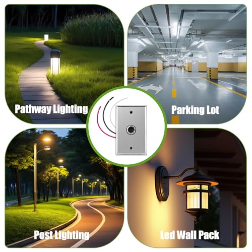 Photocell Sensor for Outdoor Lights, Dusk to Dawn Sensor - size: 1PC