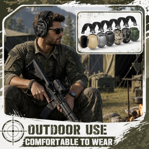 Amylove 12 Pcs Kids Noise Cancelling Headphones Ear Muffs Camo Style - size: Universal Fit (kids & Adults), style: Camo Style