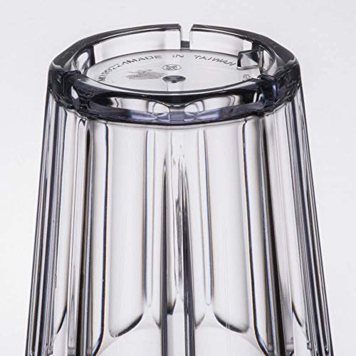 G.E.T. 9922-1-CL-EC 22 oz. Clear Tumbler, SAN Plastic Bahama Tumblers (Pack of 4)