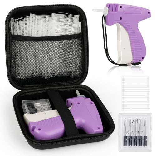 Price Tag Gun for Clothes, Retail Clothing Attacher Tagging Gun, Purple - color: Purplewhite