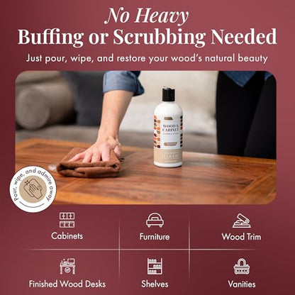 Therapy Wood Cleaner and Polish - Cabinet & Table Restorer (2-Pack) - style: Wood Polish (Pack of 2)