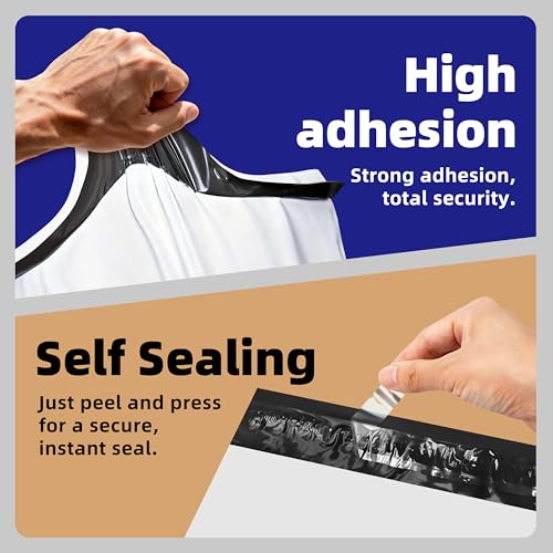 100pcs Poly Mailers 14.5x19 For Ecommerce Shipping,Online Retail - color: White, size: 14.5" x 19"100pcs