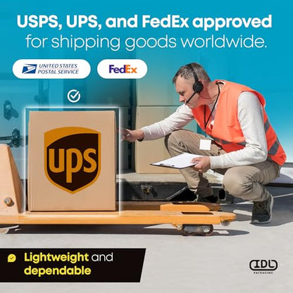Medium Moving & Shipping Boxes 10x6x3 inches (10-Pack) - Extra Strength 200 lb vs Regular - Corrugated Cardboard Boxes for USPS/UPS/FEDEX - Packaging Box - Corrugated Box by IDL Packaging - size: 10 * 6 * 3" (Medium Boxes)