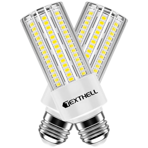 40W LED Light Bulb 5000 Lumens Corn Light Bulbs 300W Equivalent E26 Base Led Corn Light 5000K Daylight White Bright for Home Bedroom Kitchen Living Room Office 2 Pack