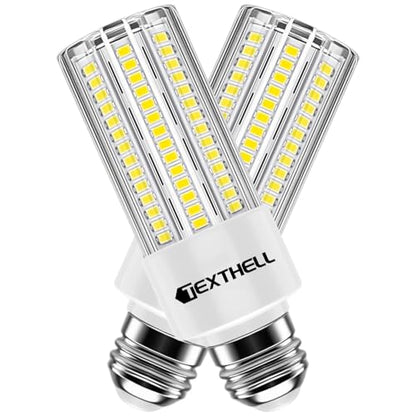 40W LED Light Bulb 5000 Lumens Corn Light Bulbs 300W Equivalent E26 Base Led Corn Light 5000K Daylight White Bright for Home Bedroom Kitchen Living Room Office 2 Pack