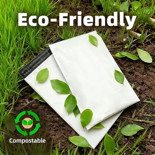 100pcs 10x13 Inch Poly Mailers For Shipping And Self Seal Packaging - color: White, size: 10" x 13"100pcs